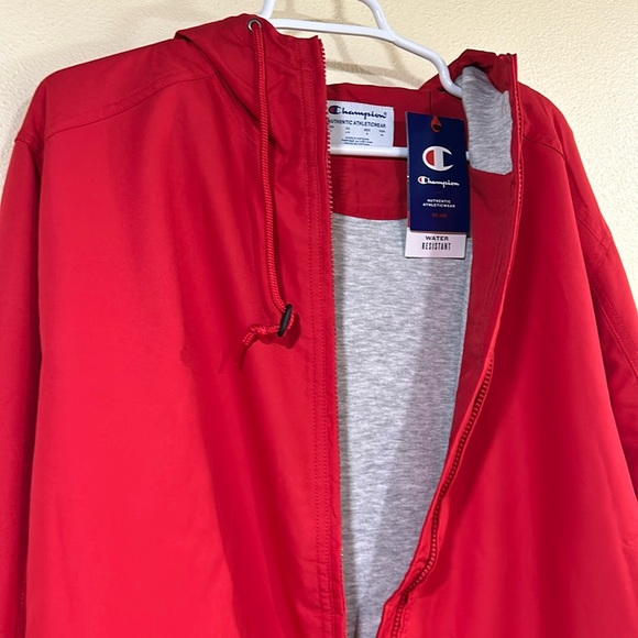 Gorgeous Plain Red Fleece Lined Full Zip Jacket, Men’s Large NWT Retail $84 - Picture 5 of 10